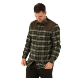 Koszula Flanelowa Męska Tom Collins - Oliwkowa Koszula Flanelowa Męska Tom Collins - Oliwkowa