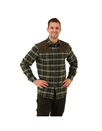 Koszula Flanelowa Męska Tom Collins Oliwkowa - imag24.pl