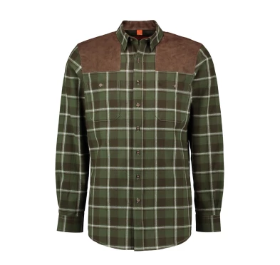 Koszula Flanelowa Męska Tom Collins Zielona - Outdoor | imag24.pl
