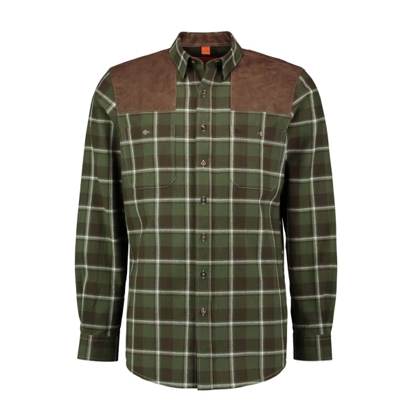 Koszula Flanelowa Męska Tom Collins Zielona