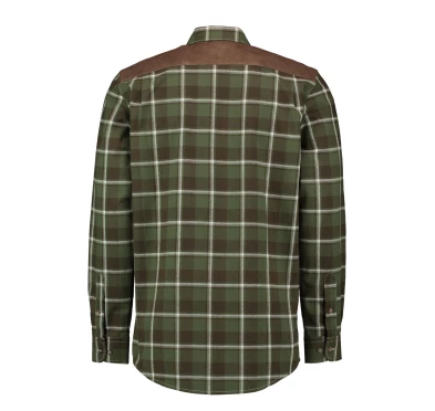 Koszula Flanelowa Męska Tom Collins Zielona