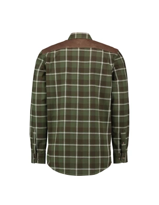 Koszula Flanelowa Męska Tom Collins Zielona - Imag24.pl