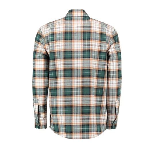 Męska Koszula Flanelowa Tom Collins w Kratę - Zielona