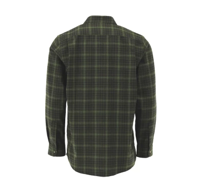 Koszula flanelowa męska OS-Trachten - oliwkowa, myśliwski wzór