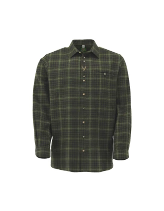 Koszula Flanelowa Męska OS-Trachten Oliwkowa - Imag24.pl