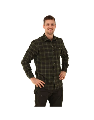 Koszula Flanelowa Męska OS-Trachten Oliwkowa - Imag24.pl