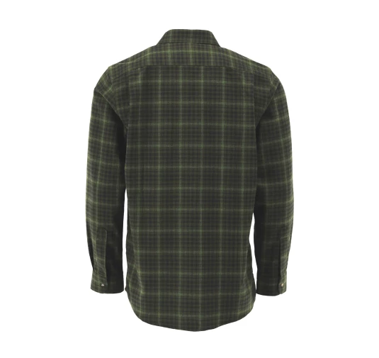 Męska koszula flanelowa OS-Trachten myśliwska - oliwkowa