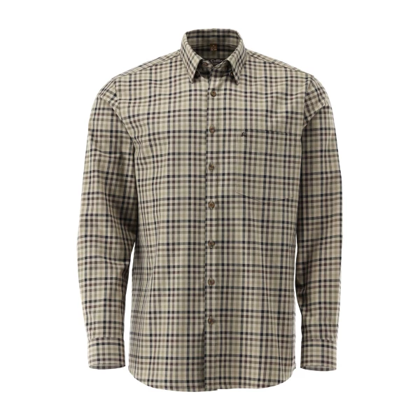 Koszula męska Tom Collins w kratkę - oliwkowa Koszula męska Tom Collins w kratkę - oliwkowa