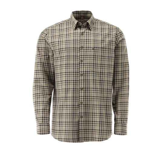 Koszula w kratkę Tom Collins - oliwkowy