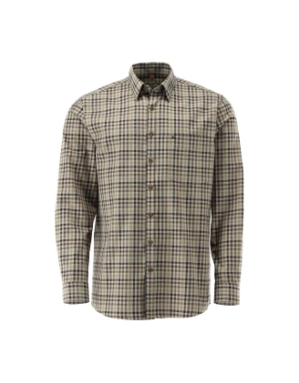 Koszula w kratkę Tom Collins - oliwkowy