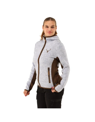 Polar damski OS-Trachten Fleece Jacket - niebieski