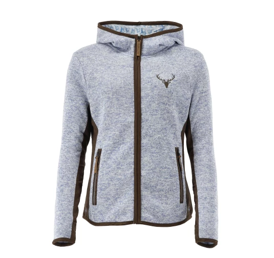 Polar damski OS-Trachten Fleece Jacket - niebieski