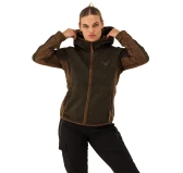 Polar damski OS-Trachten Fleece Jacket - oliwkowy