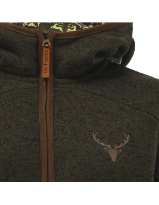 Polar damski OS-Trachten Fleece Jacket - oliwkowy