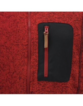 Polar OS-Trachten Fleece Jacket - czerwony