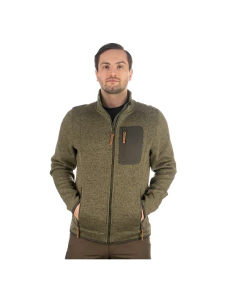 Polar OS-Trachten Fleece Jacket - oliwkowy