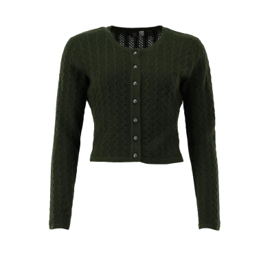 Sweter myśliwski damski OS-Trachten - oliwkowy