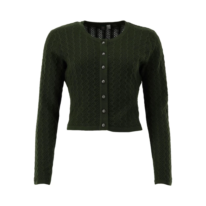 Sweter myśliwski damski OS-Trachten - oliwkowy