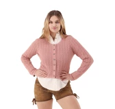 Sweter damski OS-Trachten różowy Sweter damski OS-Trachten różowy