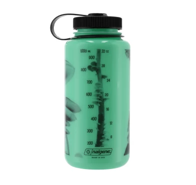 Butelka Nalgene Wide Mouth Glow 1L - Black Mushrooms