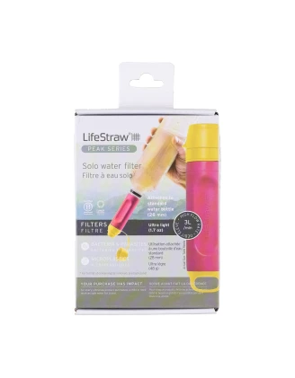 LifeStraw Peak Solo Pink Limonade - Filtr Wody 0,2 mikrona | imag24.pl