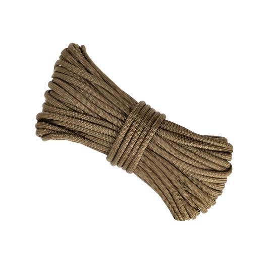 Paracord EDCX 550 Type III 15m Coyote Brown - Wytrzymałość 250kg