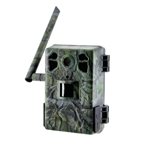 Fotopułapka GSM TOPHUNT H6 4G z panelem solarnym i akumulatorami, zielona