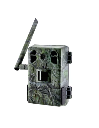 Fotopułapka GSM TOPHUNT H6 4G z panelem solarnym i akumulatorami, zielona