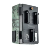 Fotopułapka GSM TOPHUNT H6 4G z panelem solarnym i akumulatorami, zielona