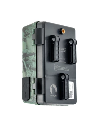 Fotopułapka GSM TOPHUNT H6 4G z panelem solarnym i akumulatorami, zielona