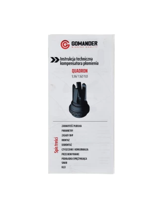 Tłumik płomienia Gomander Quadron EVO 9 mm M14x1 do PCC | imag24.pl