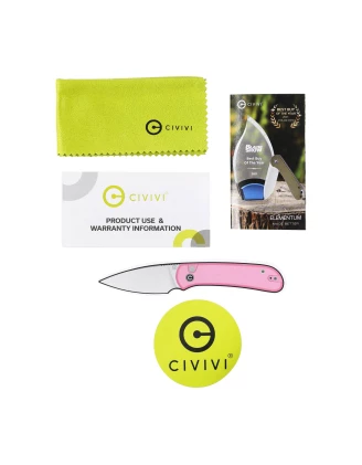 Nóż składany Civivi Navo C25015A-DS1 Ivory G10 | Głownia Damasceńska | imag24.pl