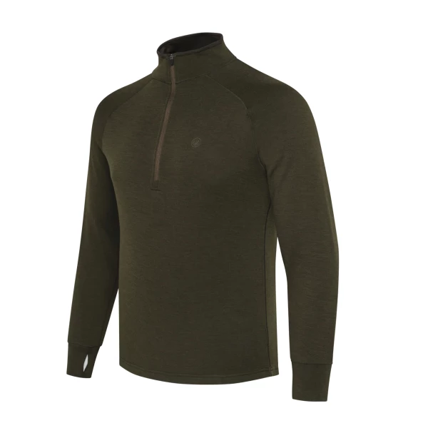 Sweter męski Beretta Merino Half Zip - zielony Sweter męski Beretta Merino Half Zip - zielony