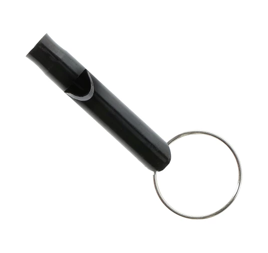 Gwizdek Przetrwania Guard Aluminiowy, Czarny 45mm