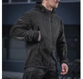 Kurtka polarowa M-Tac Windblock Division Gen. II z membraną i kapturem - black