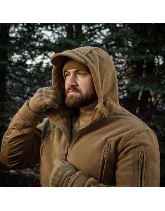 M-Tac Kurtka polarowa Windblock Division Gen. II Coyote Brown – Wiatroodporna, Oddychająca, Outdoor, Myślistwo | imag24.pl