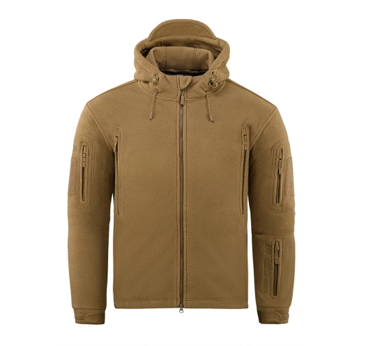 M-Tac Kurtka Polarowa Windblock Division Gen. II z Kapturem - coyote brown