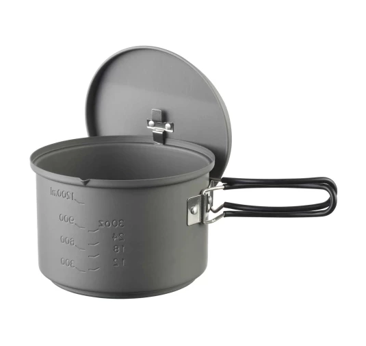 Esbit Alcohol Burner Cookset Aluminium 1,5L – Kuchenka Turystyczna z Garnkiem