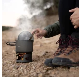 Esbit Alcohol Burner Cookset Aluminium 1,5L – Kuchenka Turystyczna z Garnkiem