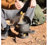 Esbit Alcohol Burner Cookset Aluminium 1,5L – Kuchenka Turystyczna z Garnkiem