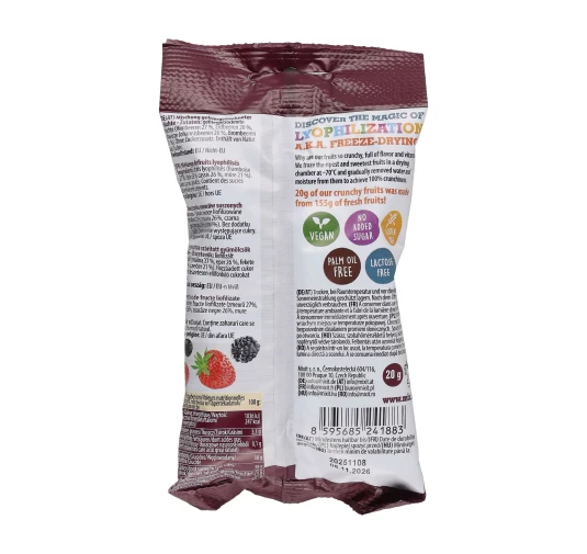 Mixit Chrupiąca Mieszanka Leśna 20g - Liofilizowane Owoce