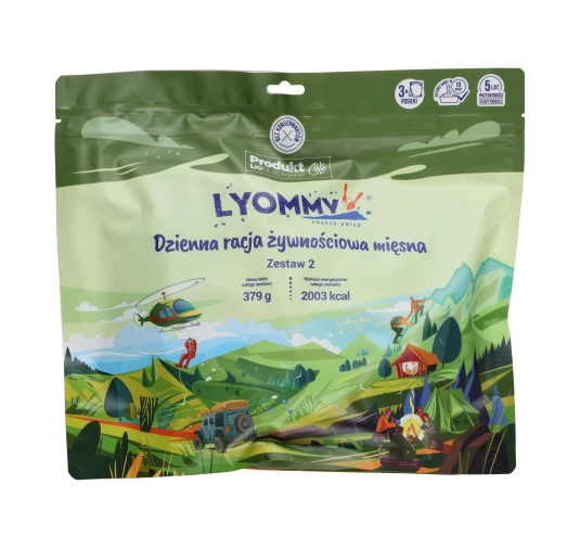 Lyommy Racja Żywnościowa Mięsna Zestaw 2 (24h) | imag24.pl