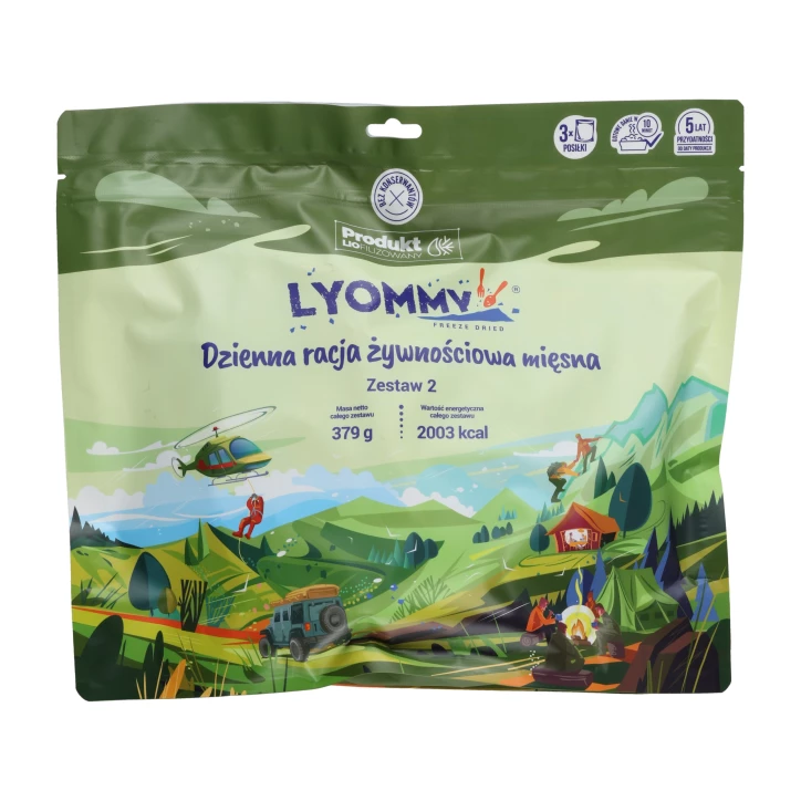 Lyommy Racja Żywnościowa Mięsna Zestaw 2 (24h) | imag24.pl