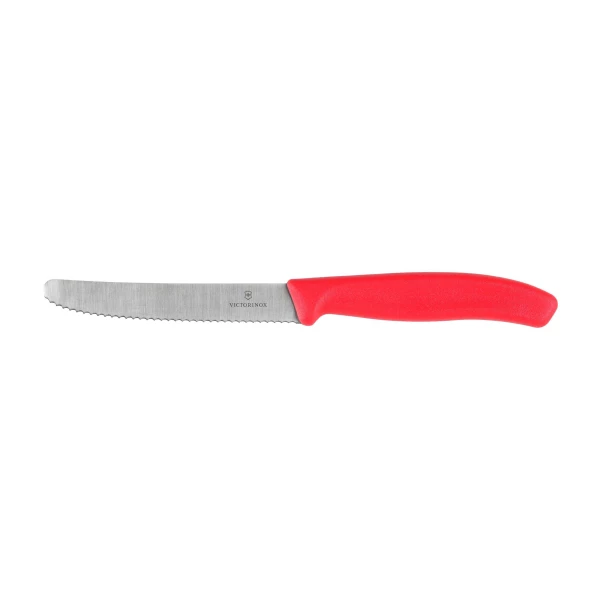 Nóż kuchenny Victorinox Swiss Classic 6.7831.C1 ząbkowany, czerwony
