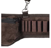 Pas z kieszeniami na amunicję śrutową Forsport PZ001 zamsz brązowy