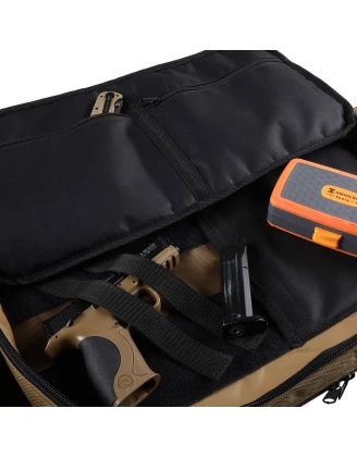 Pokrowiec Forsport Tactical MAX FDE 115 cm - coyote, haft celownik VX