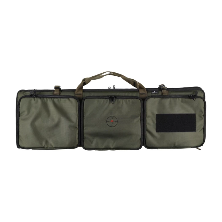 Pokrowiec Forsport Tactical Zone 103 cm - oliwkowy, haft celownik VX