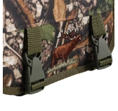 Raportówka myśliwska Forsport z siedziskiem - leśny kamuflaż, haft jeleń ryczy w trawie Raportówka myśliwska Forsport z siedziskiem - leśny kamuflaż, haft jeleń ryczy w trawie