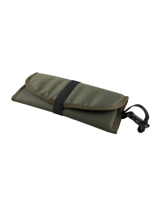 Siedzisko Forsport składane z karimatą - oliwkowy, haft dzik stoi w trawie