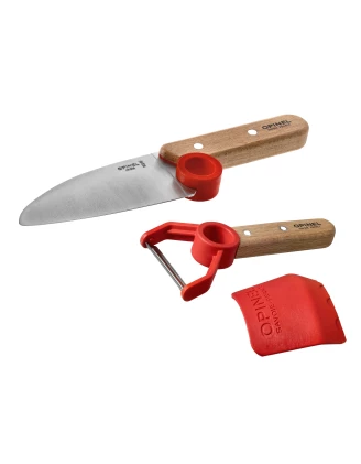 Zestaw kuchenny Opinel dla dzieci Le Petit Chef czerwony